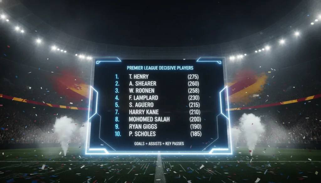 Premier Lig Tarihinin En Kritik 10 Oyuncusu: Zirve Değişmedi